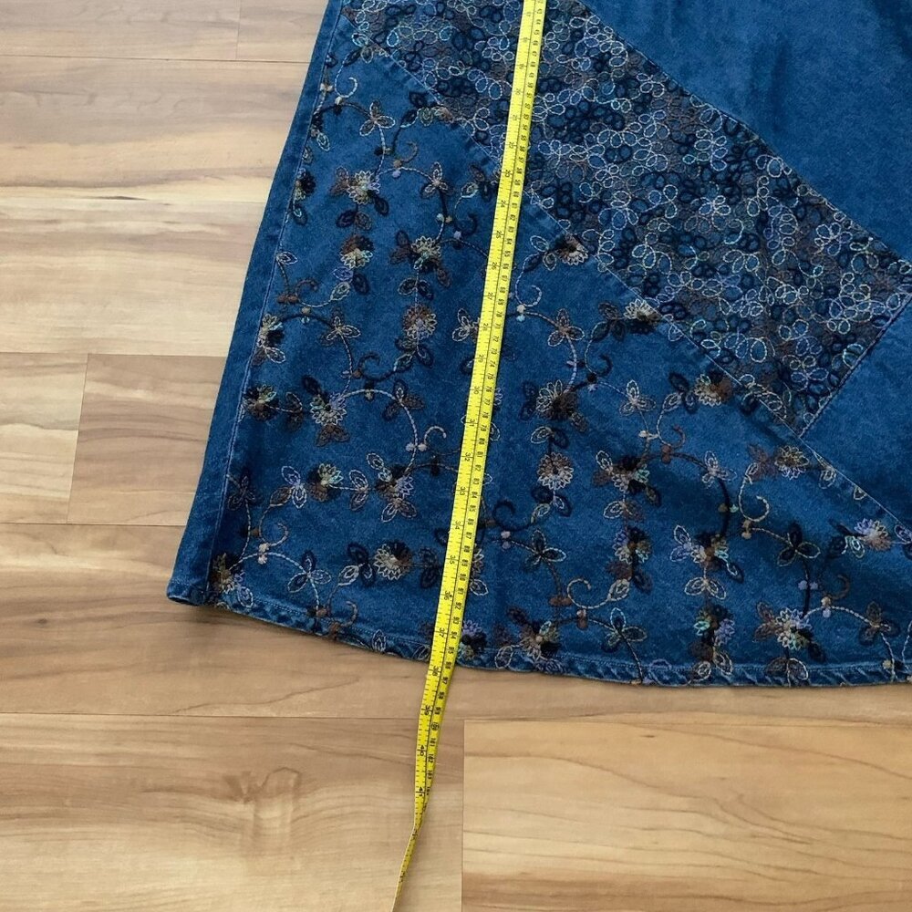 Nu Construction Usa Patchwork Embroidered Pull On… - image 6